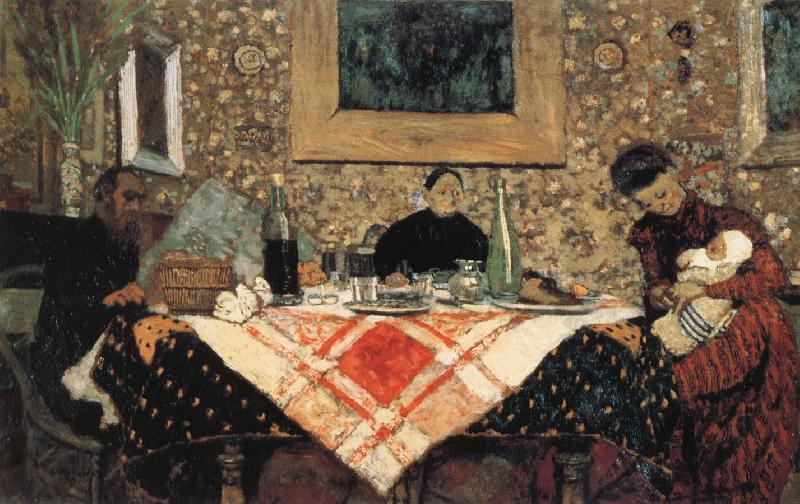 Edouard Vuillard Family Lunch oil painting image